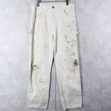 画像1: Dickies ペンキペイント コットンペインターパンツ W33 (1)