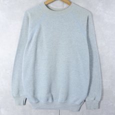 画像1: 90's Hanes USA製 無地 ラグランスウェット L (1)