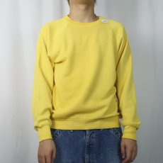 画像2: 90's FRUIT OF THE LOOM 無地 ラグランスウェット L (2)