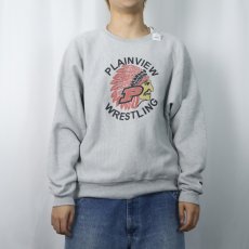 画像2: Champion PREMIUM REVERSE WEAVE インディアンヘッド プリントスウェット M (2)