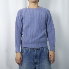画像2: 80〜90's Eddie bauer コットンニットセーター M (2)