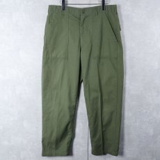 画像1: 70's U.S.ARMY コットン×ポリエステル ベイカーパンツ W34 (1)