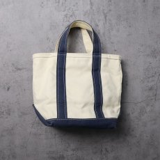 画像1: L.L. Bean BOAT AND TOTE キャンバストートバッグ SMALL (1)