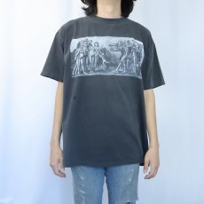 画像3: 90's NIRVANA × Pablo Picasso "BOSNIA BENEFIT" ロックバンドプリントTシャツ BLACK XL (3)