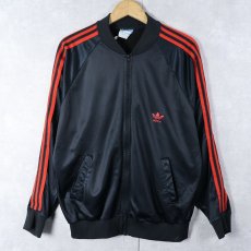 画像1: 80's adidas ATP USA製 トラックジャケット BLACK L (1)
