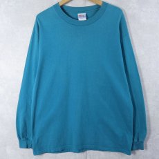 画像1: Hanes 無地ロンT L (1)