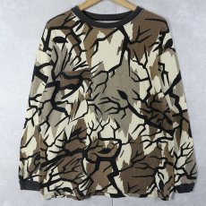 画像1: 90's PREDATOR CAMOUFLAGE プレデターカモ柄 ロンT (1)