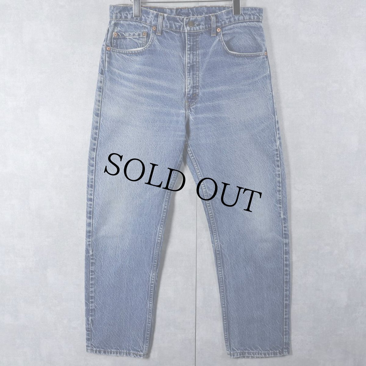 画像1: 90's Levi's 505 USA製 オレンジタブ デニムパンツ W33 (1)