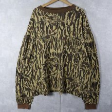 画像1: 90's RATTLERS BRAND "DUCKS UNLIMITED" 迷彩柄 ロンT 2XL (1)