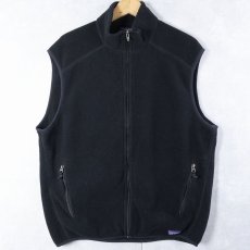 画像1: 2012AW Patagonia シンチラフリースベスト BLACK L (1)