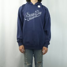 画像2: GREEN DAY パンクロックバンド プリントスウェットフーディー XL (2)