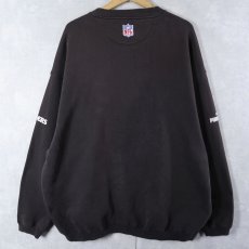 画像2: 90's〜 PUMA "RAIDERS" NFLチーム スウェット BLACK 2XL (2)