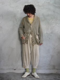 画像3: 〜40's ショールカラー ウールニットカーディガン (3)