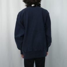 画像3: 90's Champion REVERSE WEAVE "COLUMBIA" プリントスウェット NAVY XL (3)