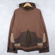 画像1: デザイン スウェットフーディー XL (1)