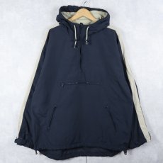 画像1: GAP ナイロンアノラックパーカー NAVY L (1)