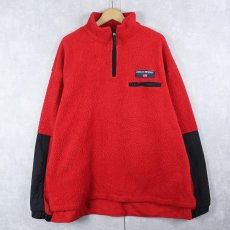 画像1: 90's POLO SPORT Ralph Lauren USA製 ハーフジップ フリースジャケット L (1)