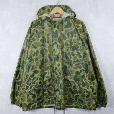 画像1: U.S. CAMPER Taiwan製 ダックハンターカモ柄 PVC レインパーカー L (1)