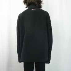 画像3: POLO SPORT Ralph Lauren ロゴ刺繍 ハーフジップ フリースジャケット BLACK XL (3)