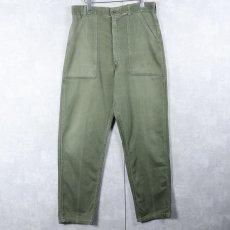 画像1: 60〜70's U.S.ARMY ベイカーパンツ W33 (1)