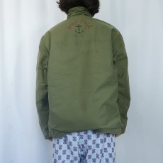 画像3: 70's U.S.NAVY A-2 デッキジャケット X-LARGE (3)
