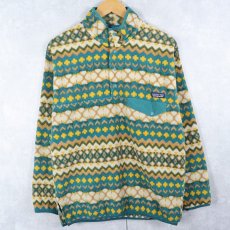 画像1: Patagonia 総柄 スナップT M (1)