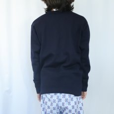 画像3: 50's School Sweater ウールニットセーター NAVY (3)