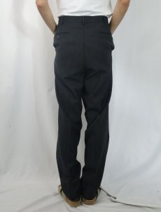 画像3: 80〜90's Burberrys' グレンチェック柄 2タック ウールスラックス W35 (3)