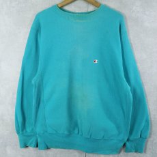 画像1: 90's Champion REVERSE WEAVE USA製 目付きスウェット XL (1)
