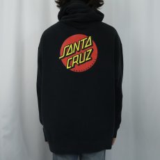 画像4: SANTA CRUZ ロゴプリントスウェットフーディー BLACK XL (4)