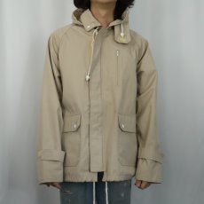 画像2: 90's LANDS' END コットンポリジャケット L (2)