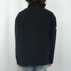 画像3: Patagonia 企業ロゴ刺繍 シンチラフリースジャケット BLACK L (3)