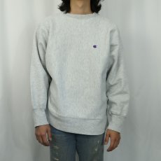 画像2: 80's Champion REVERSE WEAVE トリコタグ USA製 目付きスウェット L (2)