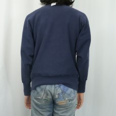 画像3: 90's Champion REVERSE WEAVE USA製 目付きスウェット NAVY M (3)