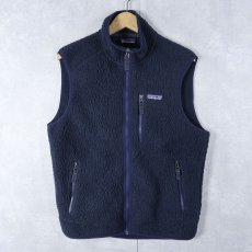 画像1: 2017AW Patagonia レトロパイルベスト NAVY S (1)