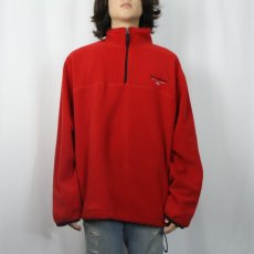 画像2: 90's POLO SPORT Ralph Lauren ハーフジップフリースプルオーバージャケット XL (2)