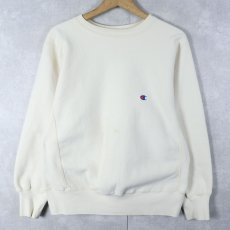 画像1: 80's Campion REVERSE WEAVE トリコタグ USA製 目付きスウェット M (1)