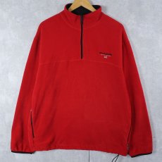 画像1: 90's POLO SPORT Ralph Lauren ハーフジップフリースプルオーバージャケット XL (1)