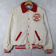 画像2: 60's College Bowl, Inc. "3rd District B.A.C." 中綿入り コーデュロイスタジャン  (2)