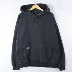 画像1: Arborwear ロゴ刺繍 ヘビーウェイト スウェットフーディー BLACK L (1)