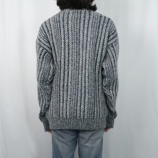 画像3: 90's Wooolrich ウールニットセーター L (3)