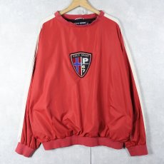 画像1: 90's POLO SPORT Ralph Lauren "P-67" ワッペン付き ナイロンプルオーバー L (1)