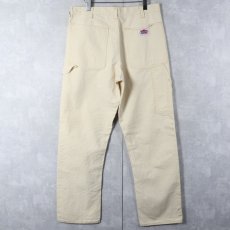画像2: 90's CABOOSE USA製 コットンペインターパンツ W34 (2)