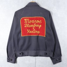 画像1: 【若さんにリペア依頼中】70's TOPPMASTER ワッペン付き ワークジャケット SIZE40 (1)