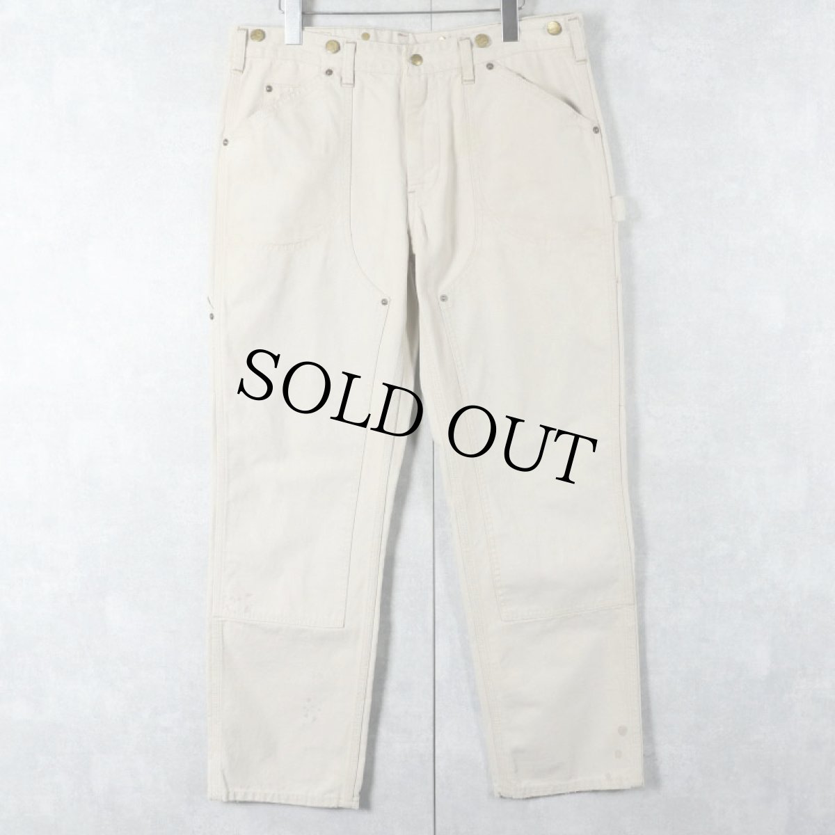 画像1: POLO Ralph Lauren ダブルニー ダックペインターパンツ W35 (1)