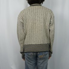 画像3: A/S NORGE-SKI OSLO NORWAY製 バーズアイ ウールニットセーター (3)