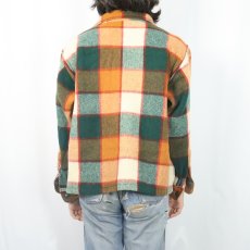 画像3: 70's Woolrich USA製 チェック柄 ウールシャツ XL (3)