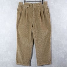 画像1: Pendleton USA製 2タックコーデュロイパンツ W32 (1)