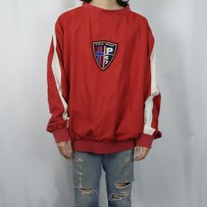 画像2: 90's POLO SPORT Ralph Lauren "P-67" ワッペン付き ナイロンプルオーバー L (2)