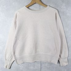 画像1: 50's〜 前V 無地スウェット  (1)